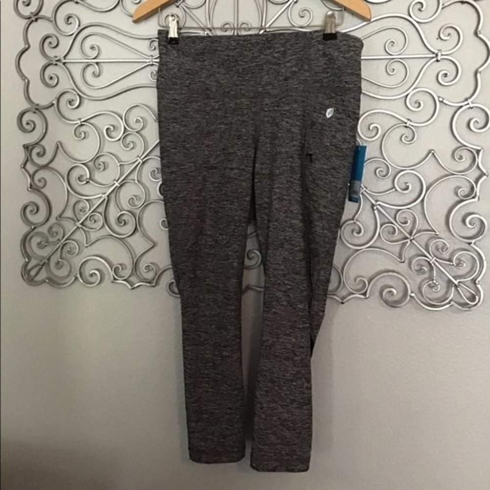 GG Blue Luxe Sport Grey Leggings Medium new